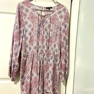 Paisley print romper shorts by Hype brand size large.